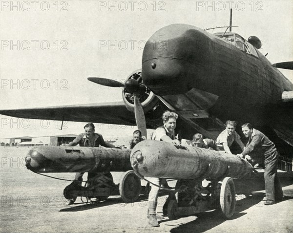 'An aircraft which could carry torpedoes over many hundreds of miles', c1942-1943, (1945). Creator: Unknown.