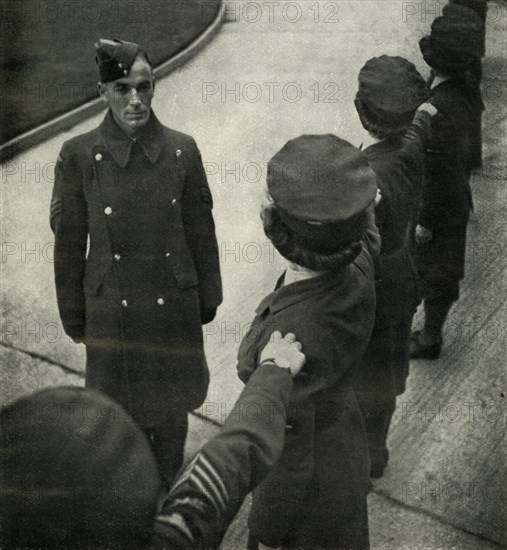 'R.A.F. Sergeant Drills Airwomen', c1943. Creator: Cecil Beaton.