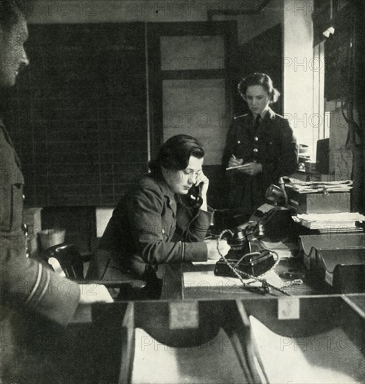 'A Station Intelligence Room', c1943. Creator: Cecil Beaton.