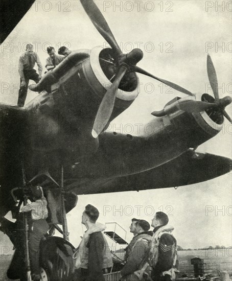 'Crews and Ground Staff', c1943. Creator: Cecil Beaton.