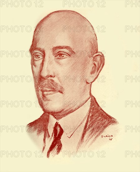 'The Hon. Maurice Baring', 1928. Creator: Frank E Slater.