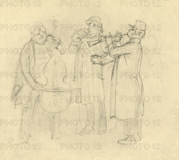 'Bettelmusikanten', mid-late 19th century, (c1924).  Creator: Carl Spitzweg.