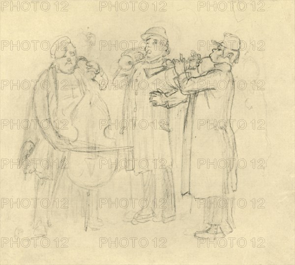 'Bettelmusikanten', mid-late 19th century, (c1924). Creator: Carl Spitzweg.