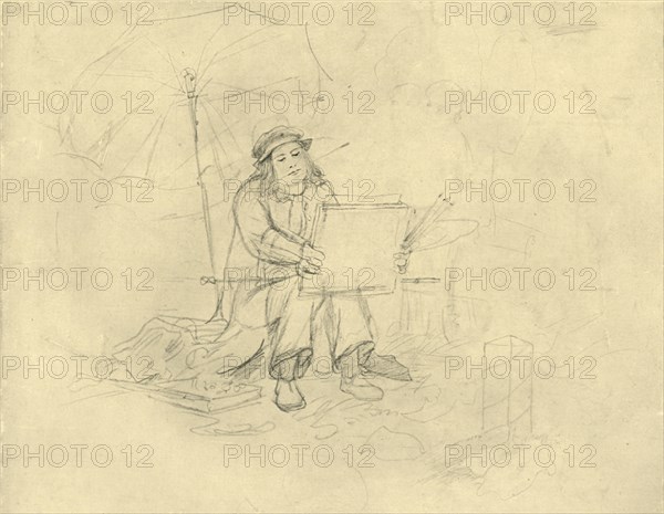 'Der Landschaftsmaler II', mid-late 19th century, (c1924). Creator: Carl Spitzweg.