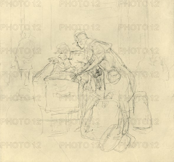 'Zollvisitation II', mid-late 19th century, (c1924). Creator: Carl Spitzweg.