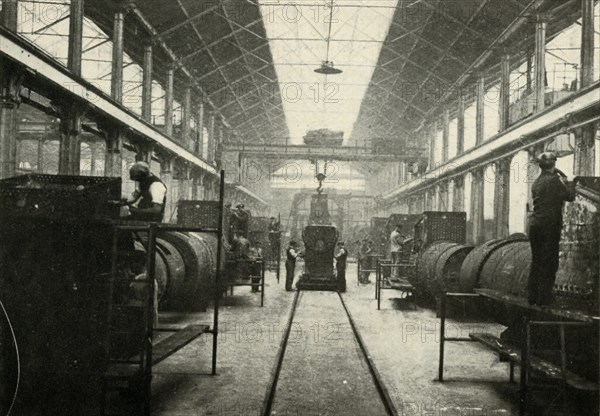 'The Boiler Shop, Locomotive Works, Swindon', c1930. Creator: Unknown.