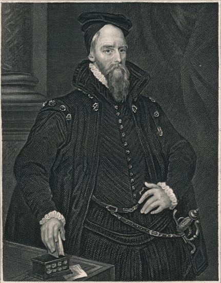 'Ambrose Dudley, Earl of Warwick', (early-mid 19th century). Creator: Henry Thomas Ryall.