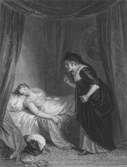 'Juliet & the Nurse', c1830s.  Creator: E Smith.