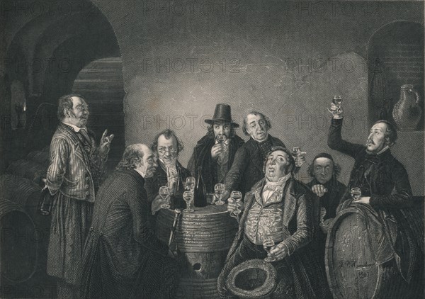 'The Wine Commission', mid 19th century. Creator: AH Payne.