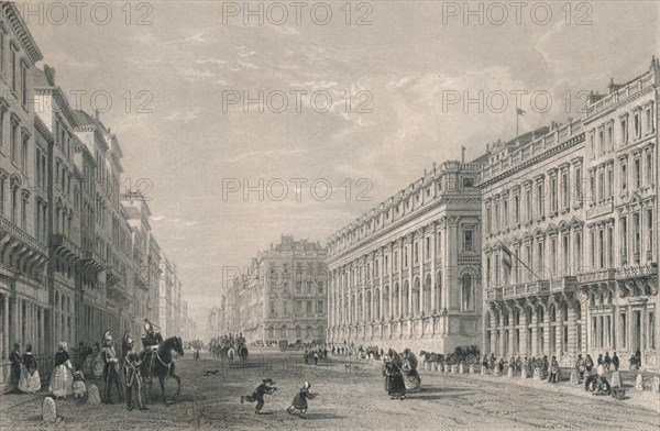 'Rue du Chapeau Rouge, Bordeaux', mid 19th century. Creator: Henry Adlard.