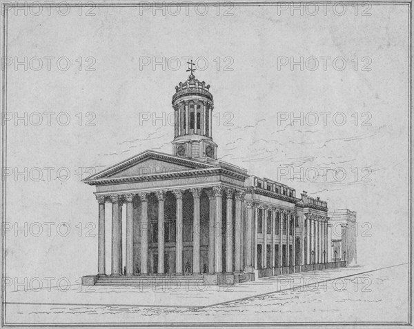 'Royal Exchange, Glasgow', 1832. Creator: David Allen.