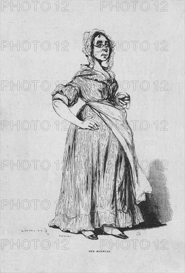 'The Midwife', early 19th century. Creator: Unknown.