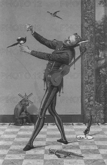 'The Jester', 1869. Creator: E Mohn.