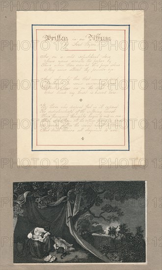 'Lines written in an Album, at Malta', c1812. Creator: Unknown.