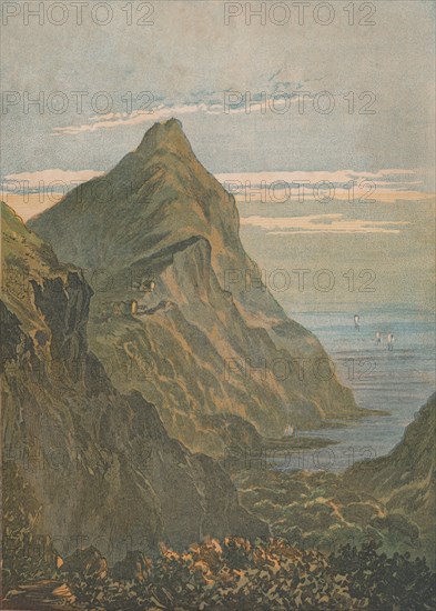 'Hartland Point. Near Clovelly, North Devon', 1864.  Creator: Unknown.