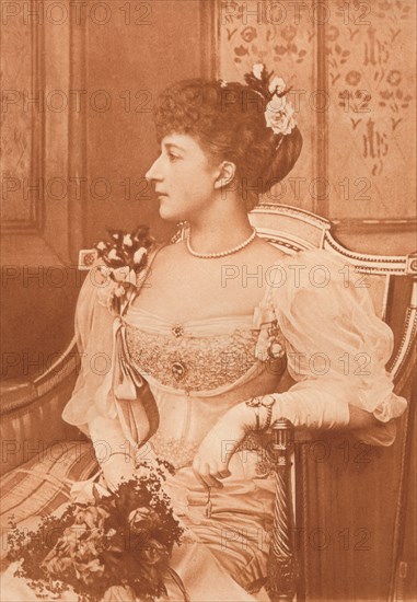 'S.A.R. la Princesse Maud de Galles', c1900.  Creator: Paul Dujardin.