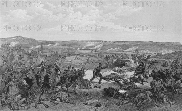 'Battle of the Tchernaya, 16th August 1855'.  Creator: RM Bryson.