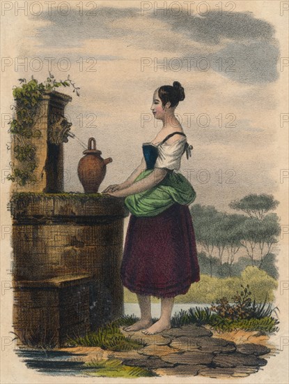 'Fetching Water', 19th century? Creator: Unknown.