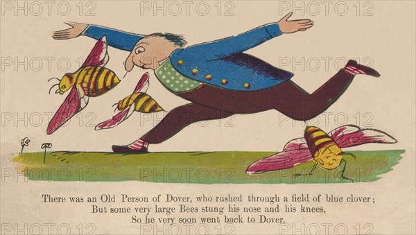 'There was an Old Person of Dover...', c1840s. Creator: Edward Lear.