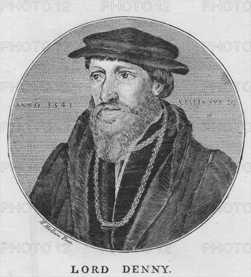 'Lord Denny', 1541, (early 19th century?). Creator: Unknown.