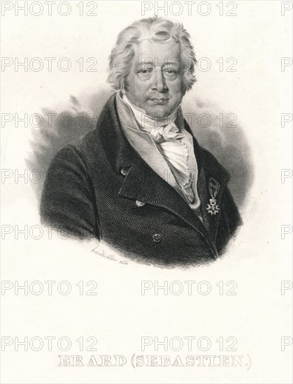 'Erard (Sebastien.)', 1835. Creator: Charles Achille d'Hardiviller.