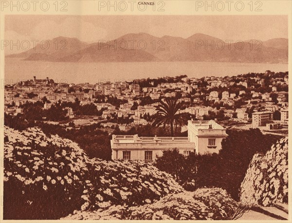 'General view taken from Pezou, Cannes', 1930. Creator: Unknown.