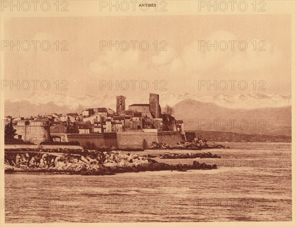 'The Alps Ridge and Antibes', 1930. Creator: Unknown.