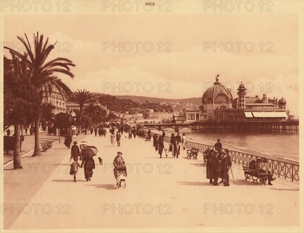 'Promenade des Anglais and the Jetty Palace, Nice', 1930