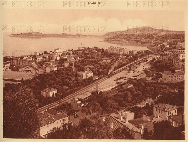 'General view and Cap Ferrat, Beaulieu', 1930. Creator: Unknown.