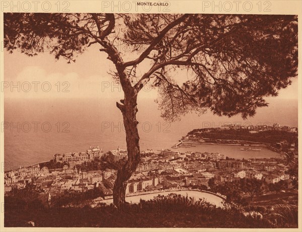 'Panorama of Monte-Carlo taken from the Turbie Road', 1930. Creator: Unknown.