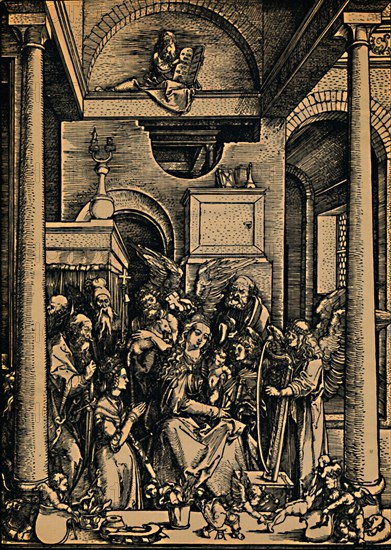 'Die Verehrung der Maria', ('The Veneration of Mary'), 1504. Creator: Albrecht Durer.