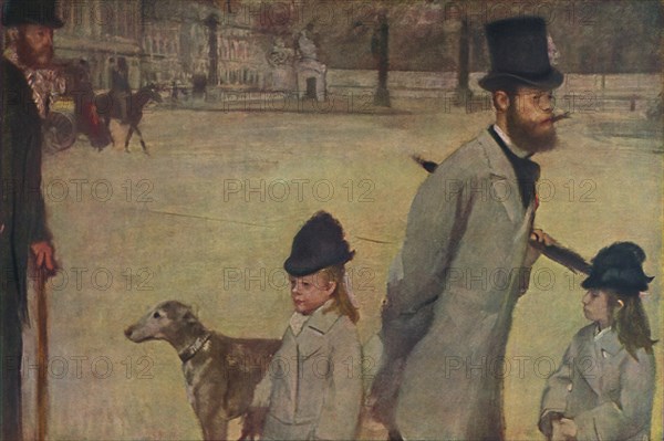 'Le Vicomte Lepic', 1875, (1937). Creator: Edgar Degas.