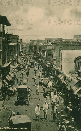 'Calcutta. Burra Bazaar', 1910. Creator: Unknown.