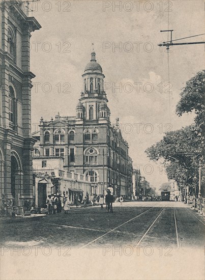 'Dalhousie Square, Calcutta', 1904. Creator: Johnston & Hoffmann.