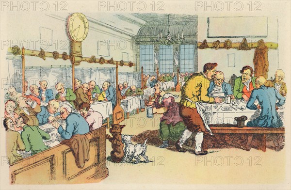 'Scene in a Coffee House', 1788, (1944). Creator: Thomas Rowlandson.