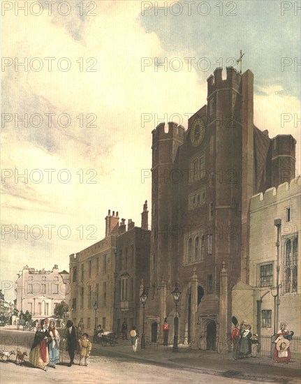 St James Palace. Creator: Thomas Shotter Boys.