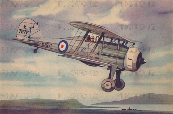 'Gloster "Gladiator" Fighter Biplane', c1944. Creator: Unknown.