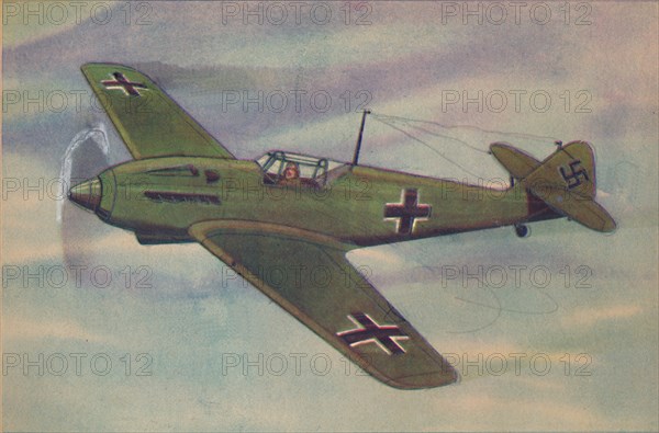 'Messerschmitt M.E. 109 Fighter Monoplane', c1944. Creator: Unknown.