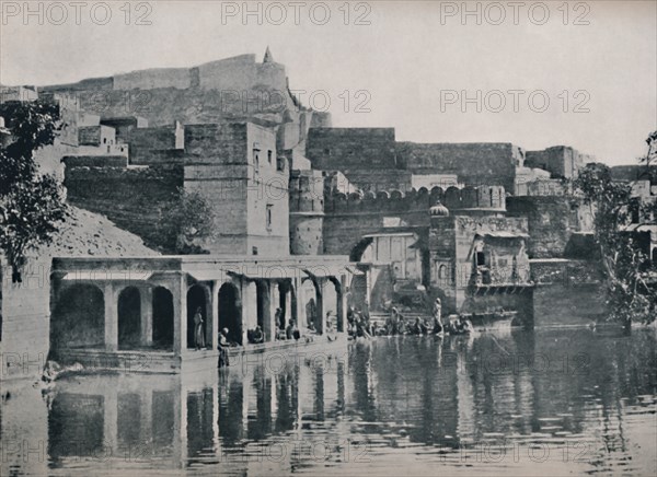 'The Padam Sagar Tank at Jodhpur', 1936. Creator: Unknown.