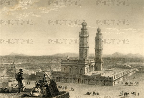 'Mosque in the Coimbatore', 1835. Creator: William Daniell.