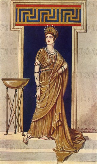'An Empress of the Second and Third Century, A.D.', 1924. Creator: Herbert Norris.