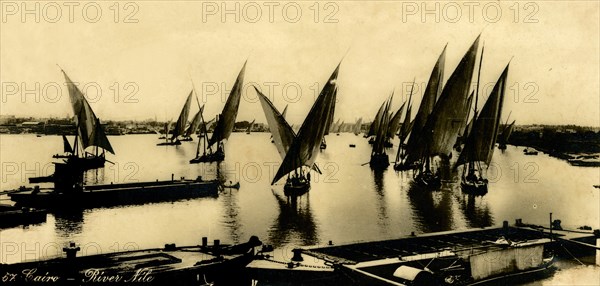 'Cairo - River Nile', c1918-c1939. Creator: Unknown.