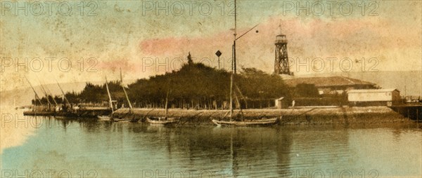 'View of the Port Tewfiek', c1918-c1939. Creator: Unknown.