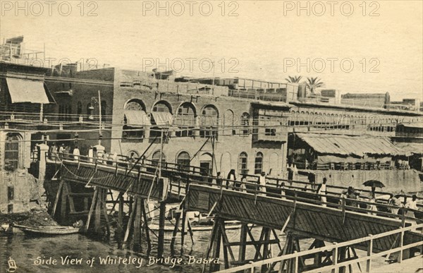 'Side View of Whiteley Bridge, Basra', c1918-c1939. Creator: Unknown.