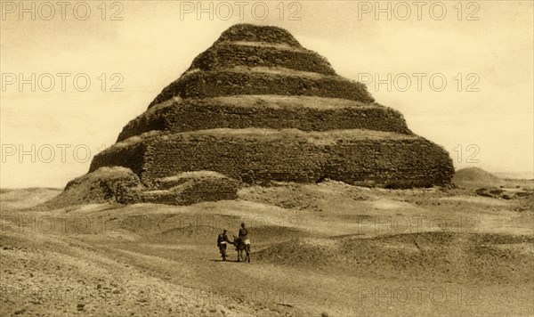 'Saqqara - The Step Pyramid', c1918-c1939. Creator: Unknown.