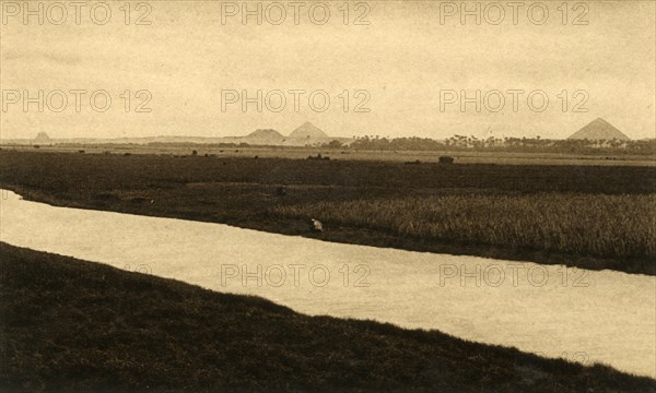 'Saqqara - The Pyramids of Dashur', c1918-c1939. Creator: Unknown.