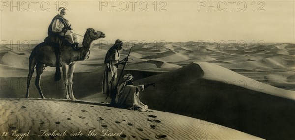 'Egypt - Lookout into the Desert', c1918-c1939. Creator: Unknown.