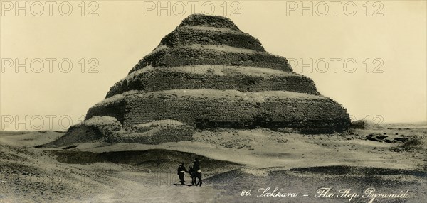 'Saqqara - The Step Pyramid', c1918-c1939. Creator: Unknown.