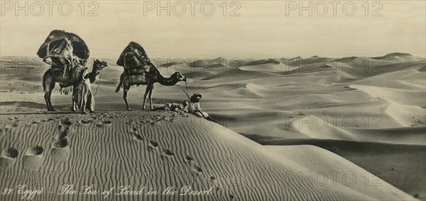 'Egypt - The Sea of Land in the Desert', c1918-c1939. Creator: Unknown.