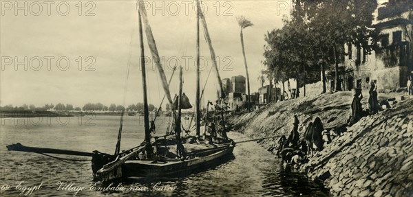 'Egypt - Village Embaba near Cairo', c1918-c1939. Creator: Unknown.